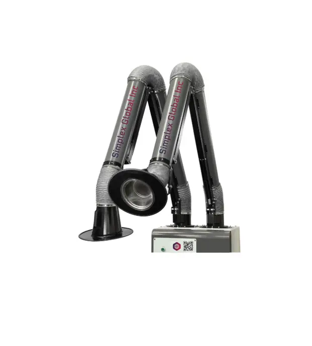 SSA-1201 Simplex 10ft Fume Extraction Suction Arm – 160mm