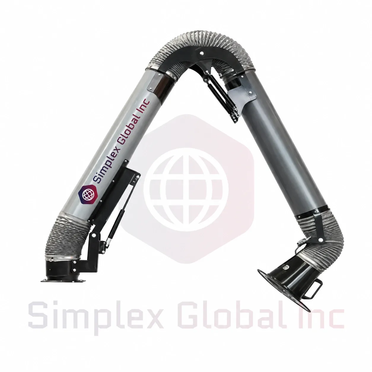 SSA-1201 Simplex 10ft Fume Extraction Suction Arm – 160mm