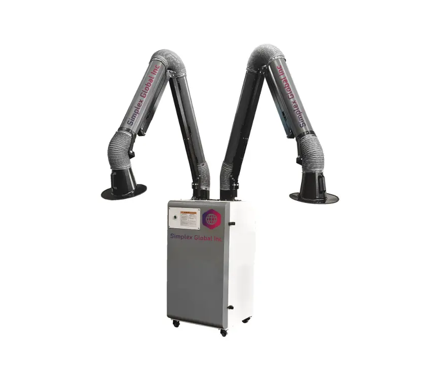 SFE-1201-2 Dual Arm Fume Extractor – 1650 CFM | 4 HP | 230V