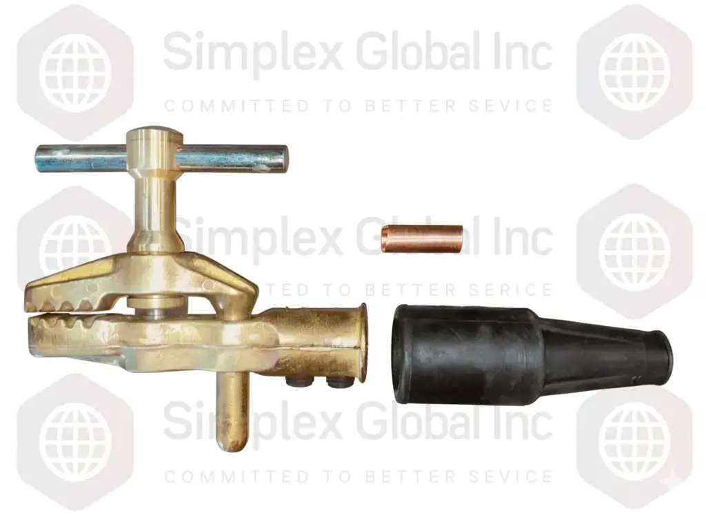 600-Amp Brass Ground Clamp