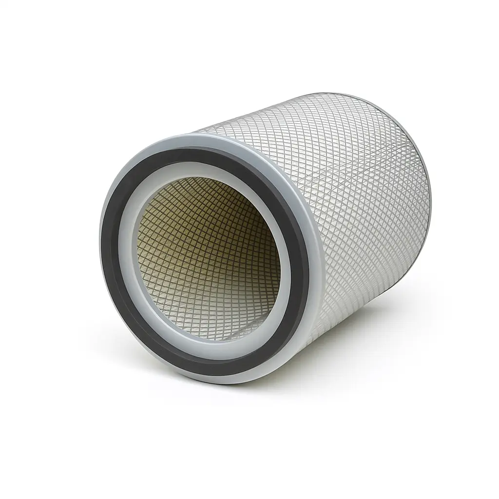 Cylindrical Nanofiber Filters for Industrial Air Filtration