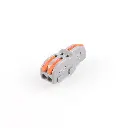 D1-2 Lever Wire Connector – 1 In 2 Out, AWG 28-14