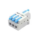 D1-3 Lever Wire Connector – 1 In 3 Out, AWG 28-14