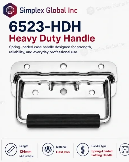 6523-HDH – Heavy Duty Spring-Loaded Case Handle
