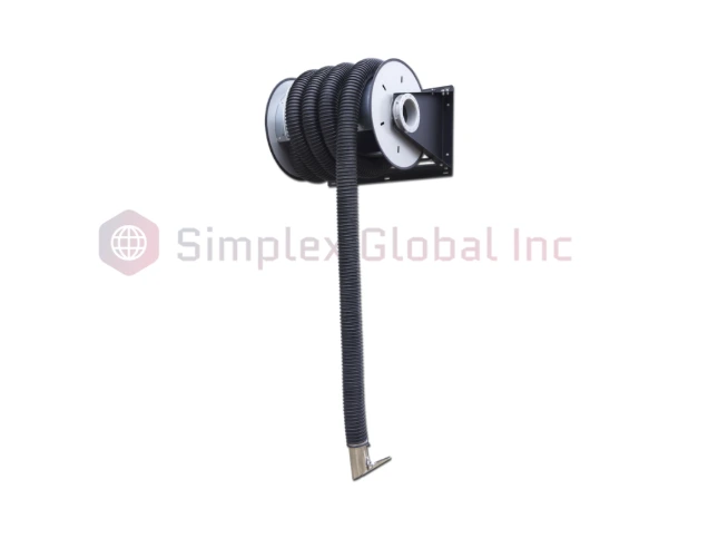 Simplex Vehicle Exhaust Hose Reels – Spring & Motor Driven